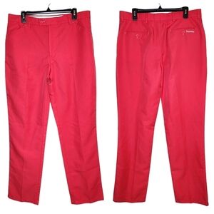 Stromberg Hot Pink High Wicking Golf Pants. Men's size 36×33.